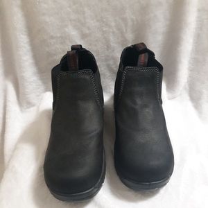 Avenger Men's Size 8.5M Black Leather Composite Toe Slip Resistant Work Boot